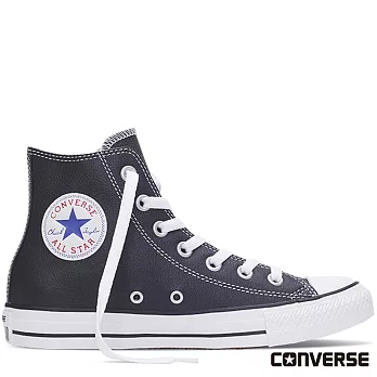 Converse Chuck Taylor All Star Leather帆布鞋 中性款US3.5黑色