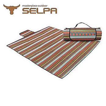 【韓國SELPA】防水雙面可用繽紛野餐墊(一般型)