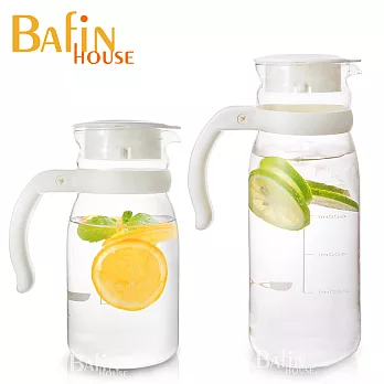 【Bafin House】台玻耐熱玻璃冷水壺超值2入組(1215+805ml)
