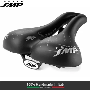 SELLE SMP 義大利E-BIKE系列 Medium(中) 舒適大屁股型電動自行車/單車座墊-黑