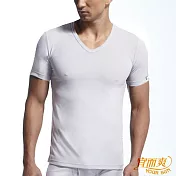 【宜而爽】3件組時尚吸濕排汗速乾型男短袖衫L白色
