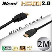 iNeno-HDMI 4K超高畫質圓形傳輸線 2.0版-2M