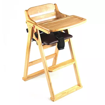 原木色折合木頭餐椅