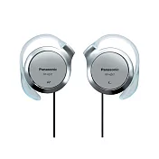 國際Panasonic超薄型stereo動立體聲耳掛式耳機RP-HZ47(強調舒適.訴求簡易裝戴;線長約1公尺但左右不等長)銀色 銀色