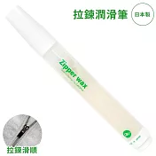 日本製LEONIS拉鍊水蠟筆拉鍊潤滑蠟筆ZIPPER WAX PEN拉鍊蠟筆99665拉鍊筆(12ml)