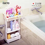 【日本ISETO】日製浴室斜取置物架- 3層