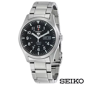 SEIKO精工 率性魅力夜光自動上鍊5號機械錶 SNZG13K1
