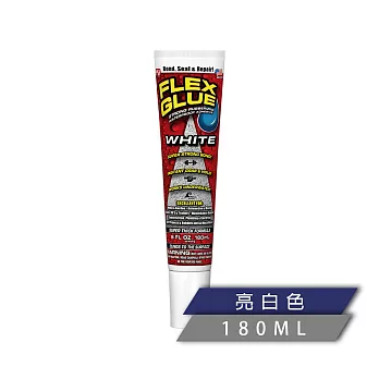 美國FLEX GLUE大力固化膠亮白色(手擠式/美國製)