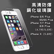 【AdpE】APPLE iPhone X 專用 2.5D 9H 高清防爆鋼化玻璃膜