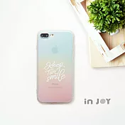 INJOYmall for iPhone 6+ 幸福微笑霧面手機殼 保護殼