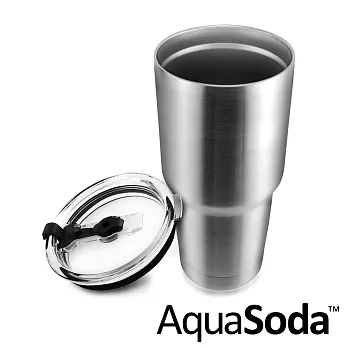 美國AquaSoda 304不鏽鋼雙層保溫保冰杯-超值二入組