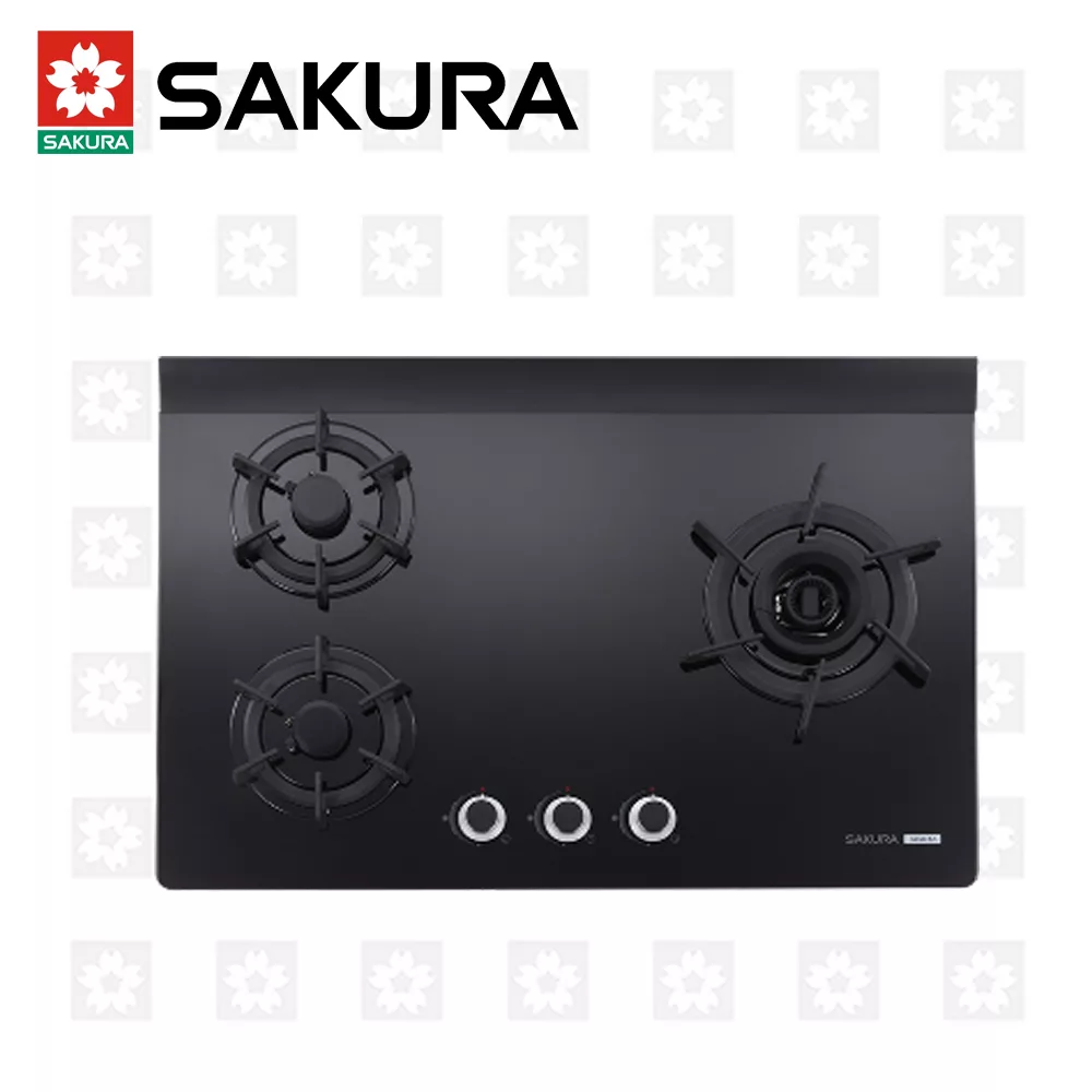 【櫻花牌】三口雙炫火玻璃檯面爐 G-2932AGB (桶裝瓦斯)限北北基配送