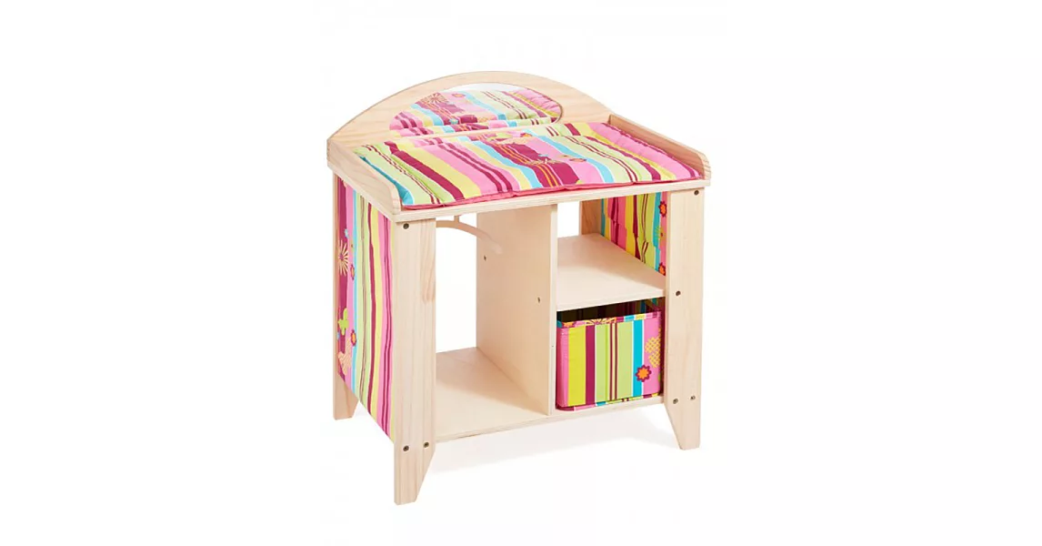 【howa 德國木製玩具】妹妹愛娃娃|木製尿布檯蝴蝶蝴蝶真美麗