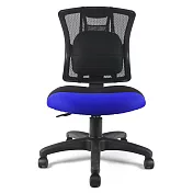 DR. AIR 人體工學氣墊腰靠椅墊透氣辦公網椅-三色可選藍黑