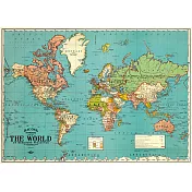 美國 Cavallini & Co. wrap 包裝紙/海報 世界地圖4