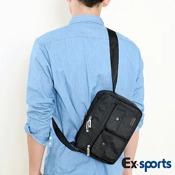Ex-Sports亞克仕  側背隨身包-外務巧包黑色