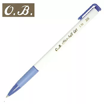 O.B.#238自動中性筆0.38藍