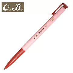 O.B.#1012自動原子筆1.2紅