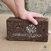 Approach yoga 碳化葡萄牙軟木瑜珈磚-2入-瑜伽磚/Yoga brick/Cork Yoga brick