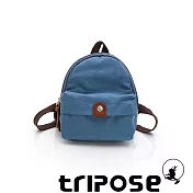 tripose MEMENTO系列尼龍輕量防潑水寵物背包- 水藍色
