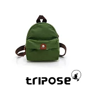 tripose MEMENTO系列尼龍輕量防潑水寵物背包- 草綠色