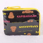 Kapibarasan 水豚君黑色經典系列車票零錢包