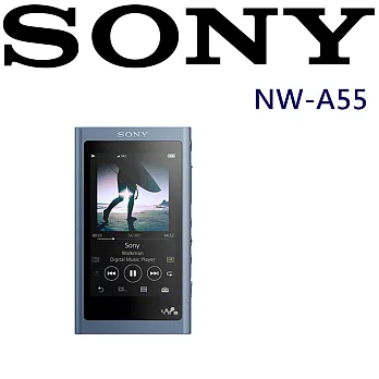 SONY NW-A55 高解析音質 高質多彩 隨身MP3 公司貨保固18個月 5色系可選擇 雲彩藍