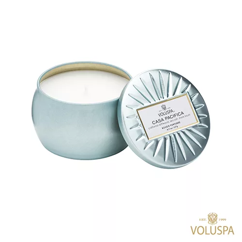 VOLUSPA 美國香氛 Vermeil 華麗年代系列 Casa Pacifica 悠遊太平洋 錫盒 香氛禮盒 127g