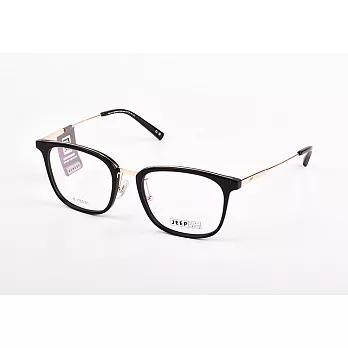 【大學眼鏡】JEEP 文青風格威靈頓光學鏡框 JSB1165S1 亮黑+金