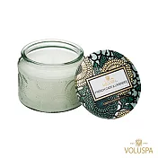 VOLUSPA 美國香氛 Japonica 日式庭園系列 French Cade Lavender 法國杜松與薰衣草 浮雕玻璃罐 香氛禮盒90g