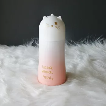 【DESTINO STYLE】日本米雅貓保溫瓶 保冷瓶 公司貨 貓奴必備漸層粉