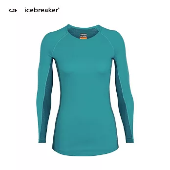【紐西蘭Icebreaker 】女 ZONE  網眼透氣保暖長袖上衣-BF200 / IB104426-401XL水藍
