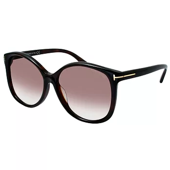 【TOM FORD】Melody配戴款-大框太陽眼鏡#咖啡框漸層棕鏡面(TF9275-52F)