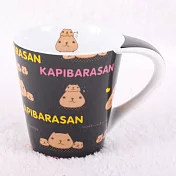 Kapibarasan 水豚君黑色經典系列咖啡杯