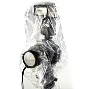 JJC輕單微單反DSLR單眼相機雨衣EVIL無反防水罩組RI-6(2入;可裝外閃機頂閃燈)防風罩防水套防雨套