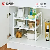 【日本天馬】日本製廚下水槽伸縮式收納層架