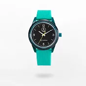 Q&Q SmileSolar 太陽能手錶 春夏玩色系列-011 這是綠/40mm