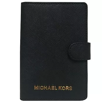 MICHAEL KORS 防刮證件護照夾-黑色（現貨+預購）黑色