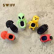 SWIFF 5合1 可愛造型 冷光夾 調音器 (多款可選)黃色
