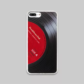 防摔立體唱片紋路手機殼(經典紅)iPhone-iX/XS