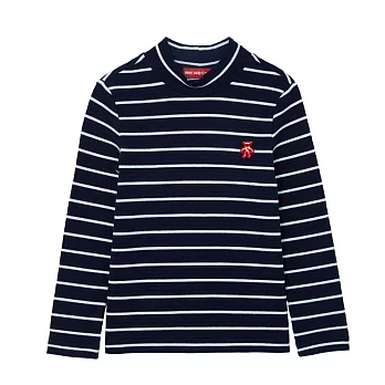 WHY AND 1/2 立領彈性棉質上衣 5Y~10Y 多色可選05深藍