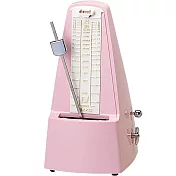 日本 NIKKO 鋼琴節拍器 傳統發條機械式節拍器 粉紅色