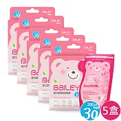 【韓國BAILEY貝睿】感溫母乳儲存袋-壺嘴型30入(5盒)