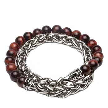 ZENGER 經典時尚串珠系列-鐵漢-棕L棕色