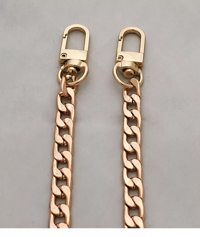 博客來 L Elegant 高檔金属扁鏈包包鏈條配件 110cm 金色c1