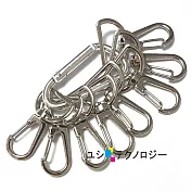(8入)3.8cm 金屬可旋轉彈簧鈎 馬蹄環勾 旋轉彈簧扣 鑰匙扣 扣環(送2個D型環) 吊飾掛勾 扣環 背包扣