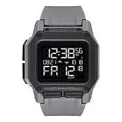 NIXON  時代科技多功能電子腕錶-灰-A1180632