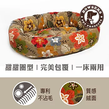 Bowsers甜甜圈極適寵物床-清新花園XS