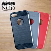 【東京御用Ninja】Apple iPhone XS Max (6.5吋)經典時尚質感拉絲紋TPU保護套(酷炫黑)