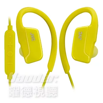 JVC HA-EC600BT 藍芽無線 耳掛式耳機 防汗防濺水IPX5- 黃色